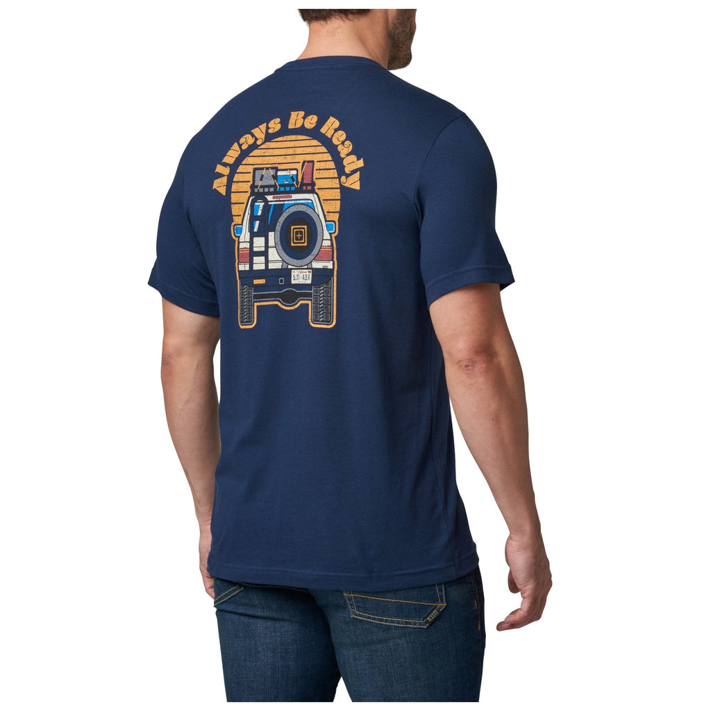 5.11 Tactical Overlander Sunset Tee Pacific Navy-T-Shirt-5.11 Tactical-Small-TacSource