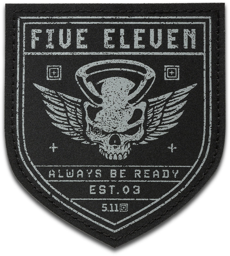 5.11 Tactical P-TR KETTLE SKULL PATCH-Morale Patches-5.11 Tactical-TacSource