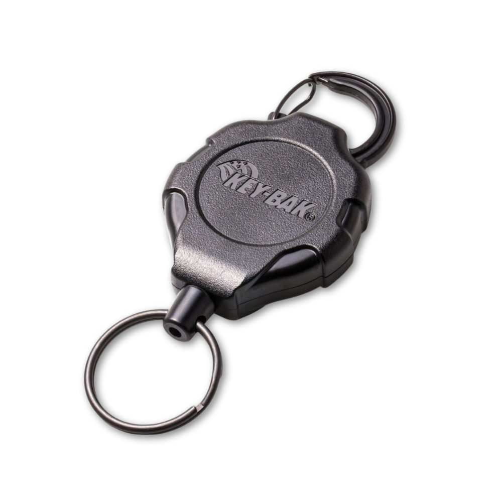 KEY-BAK - RATCH-IT Retractable Carabiner Keychain with Ratcheting Lock