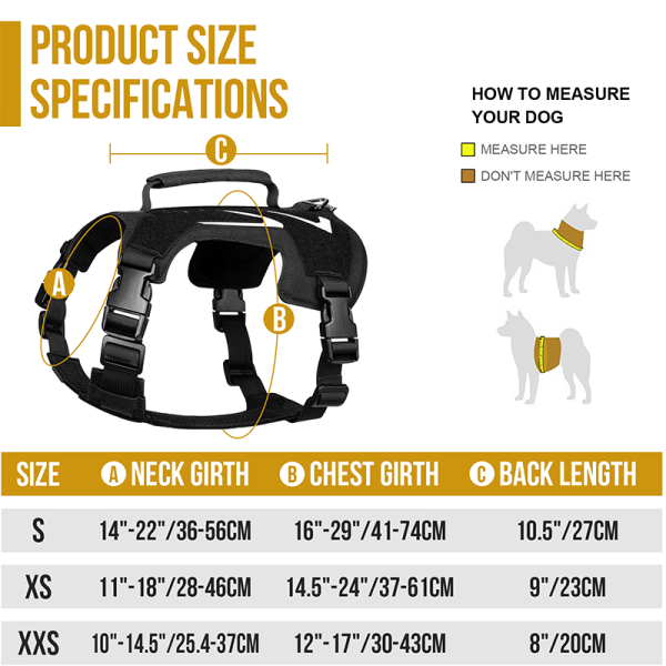 ONETIGRIS - X Armor Mini Dog Harness