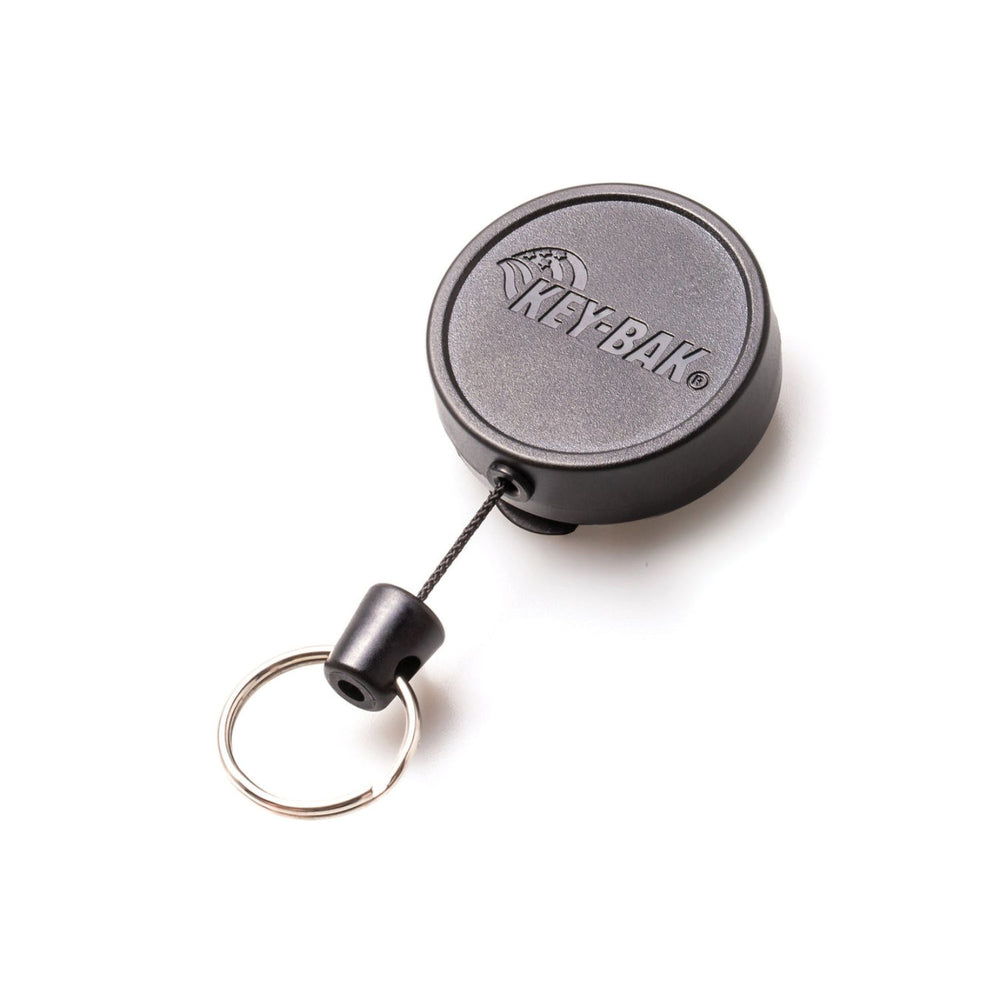 KEY-BAK - MID6 Heavy Duty Retractable Keychain | Carabiner or Belt Clip