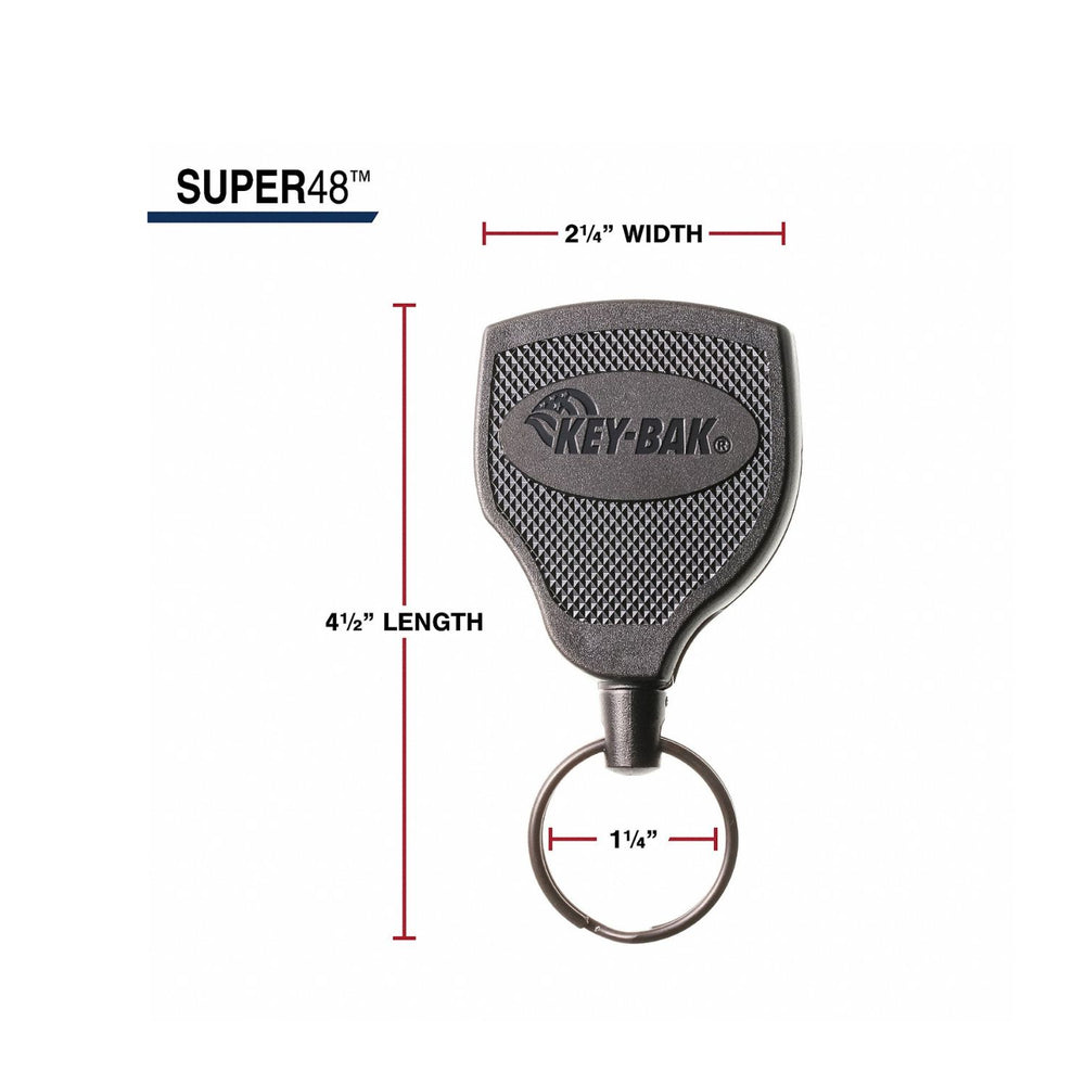 KEY-BAK - SUPER48 48in Heavy Duty Kevlar Cord Tether with Belt Clip