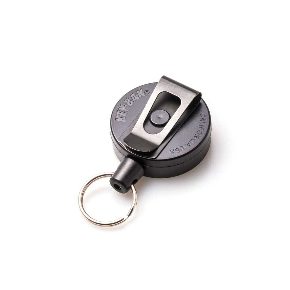 KEY-BAK - MID6 Heavy Duty Retractable Keychain | Carabiner or Belt Clip