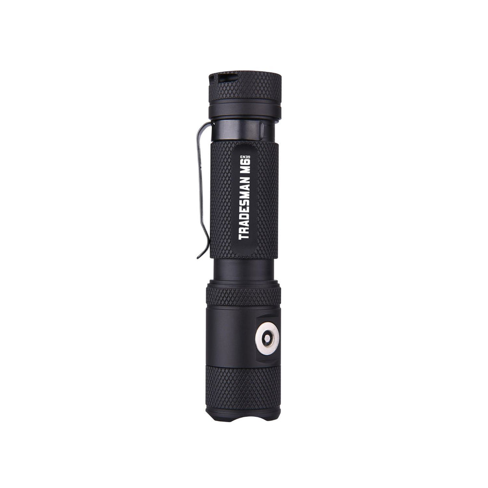 PowerTac - Tradesman M6-GEN3 | 2030 Lumen Magnetic Tail Cap EDC Light