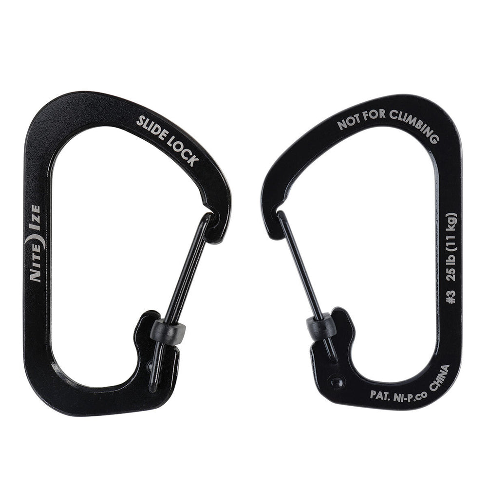 Nite Ize - SlideLock Carabiner #3 | Stainless Steel