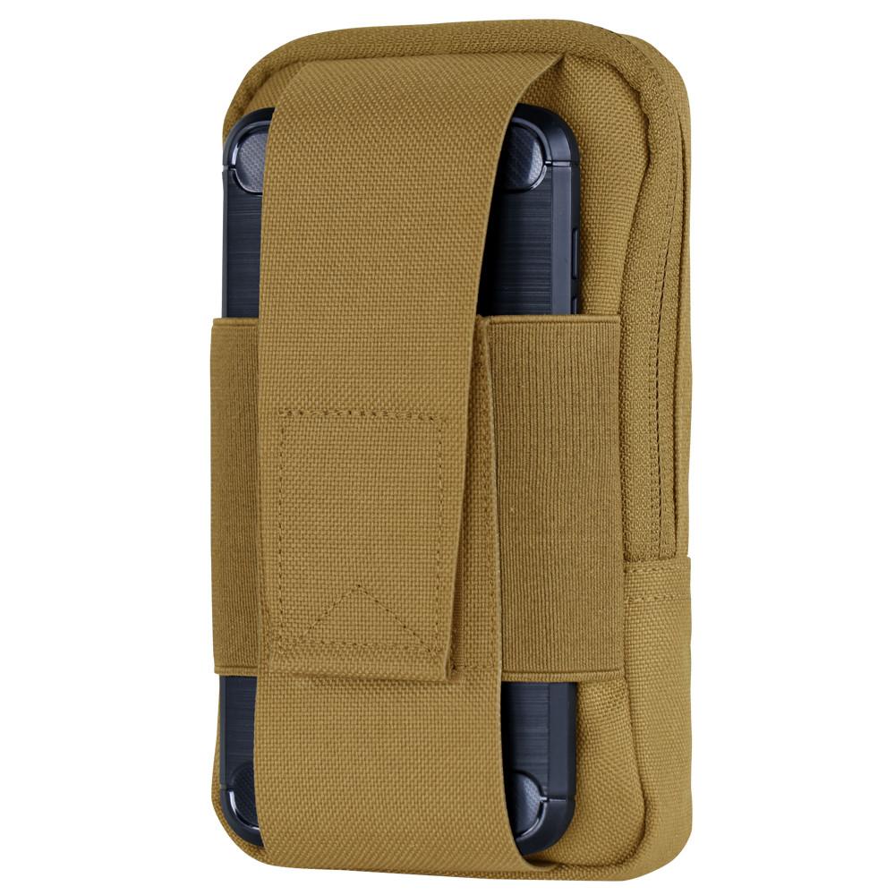 Condor MOLLE Compatible Phone Pouch-Pouches-Condor Outdoor-Coyote Brown-TacSource