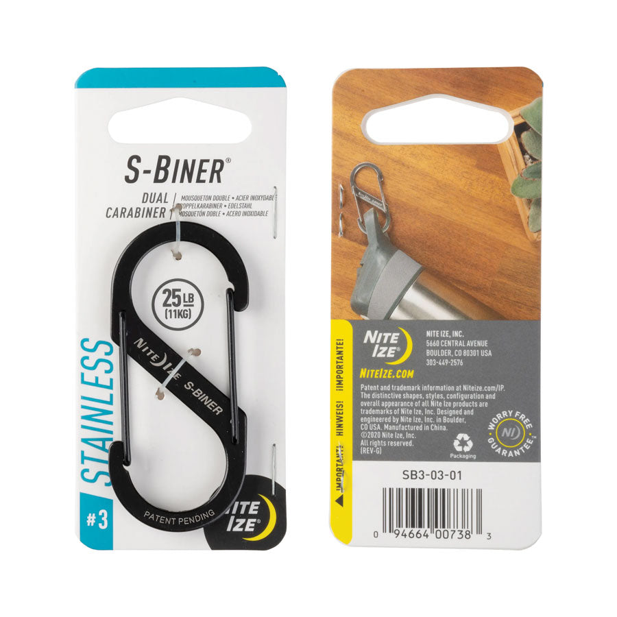 Nite Ize - S-Biner Dual Carabiner | Stainless Steel