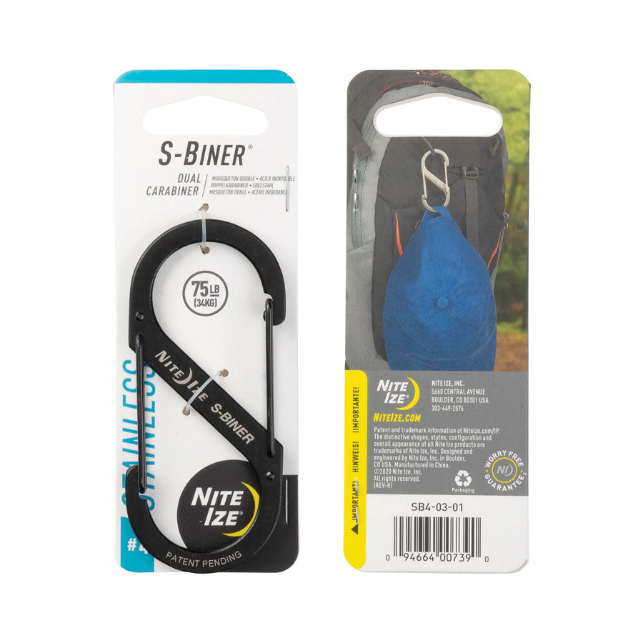 Nite Ize - S-Biner Dual Carabiner | Stainless Steel